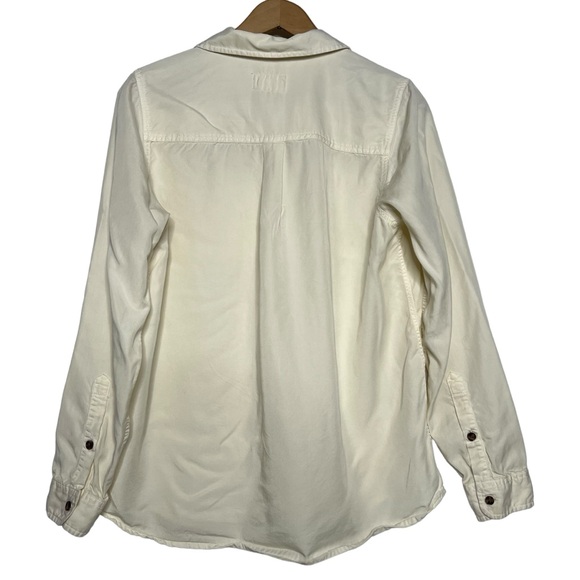 Marine Layer Pale Yellow Button Down Shirt Medium - Picture 3 of 8